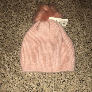 Pink winter hat